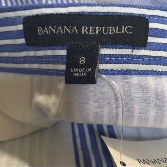 Banana Republic Relaxed Striped Pencil Skirt - Picture 8 of 8